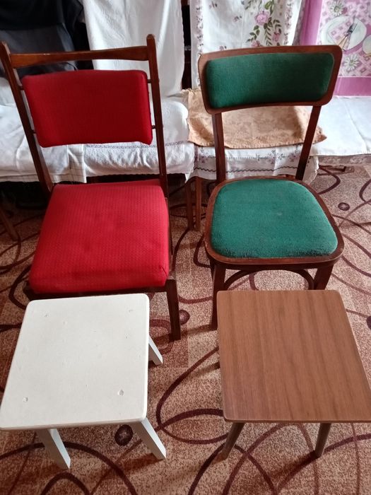 Табуретки стулья, ведро пластмасс