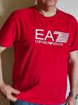 Koszulka t-shirt EA7 Armani rozmiar XL czerwona