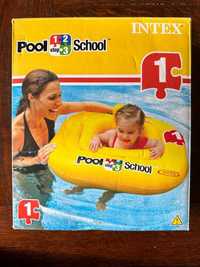 Fotelik dziecięcy do nauki pływania pool school firmy INTEX