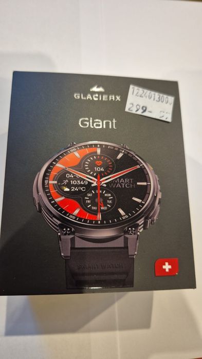 Smartwatch GlacierX Giant Nowy  Mega bateria Masywny Wodoszczelny