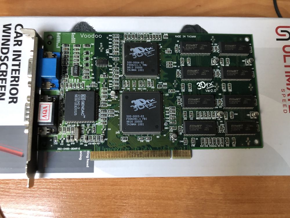 Karta graficzna 3dfx retro voodoo 1
