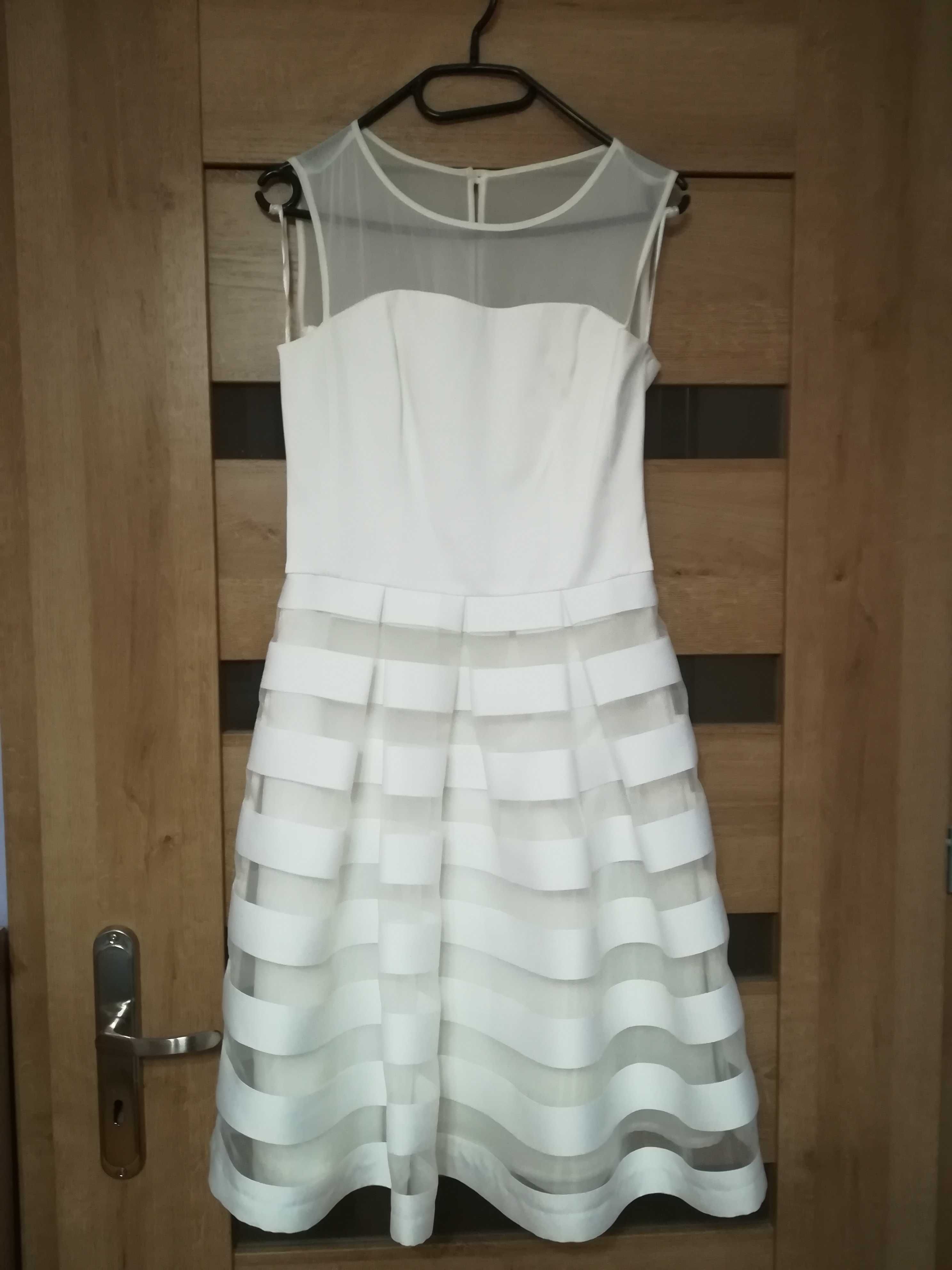 Biała sukienka 34 Danhen