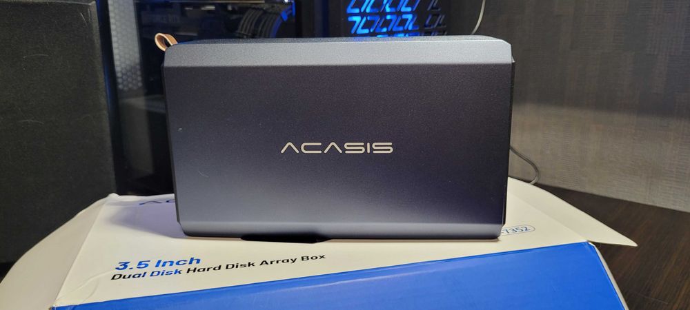 Зовнішній карман корпус Acasis 3.5/2.5 HDD/SSD, з функцією RAID