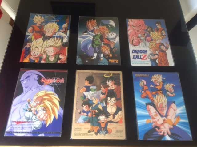 Dragon Ball Z - Cartas colecção (pequenas e jumbo e outros)