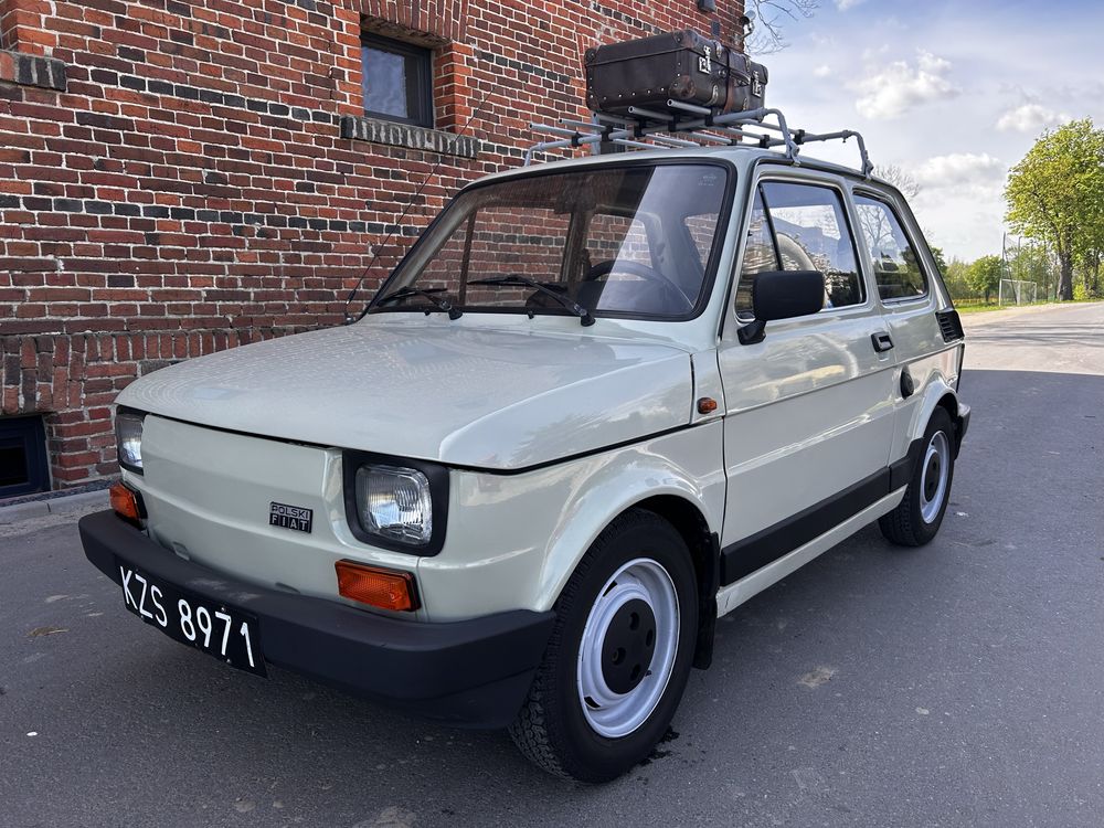 Fiat 126 126P Maluch  1989r super stan czarne tablice