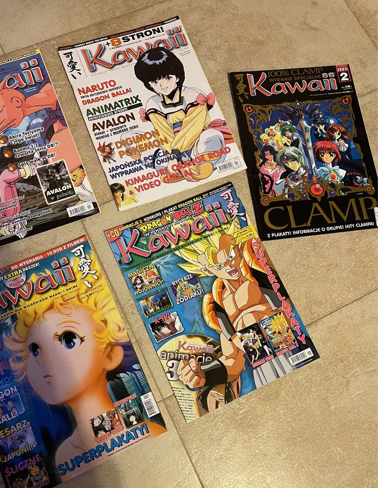 Magazyn Kawaii Numery 1 - 6/ 2002 + nr specjalny Clamp