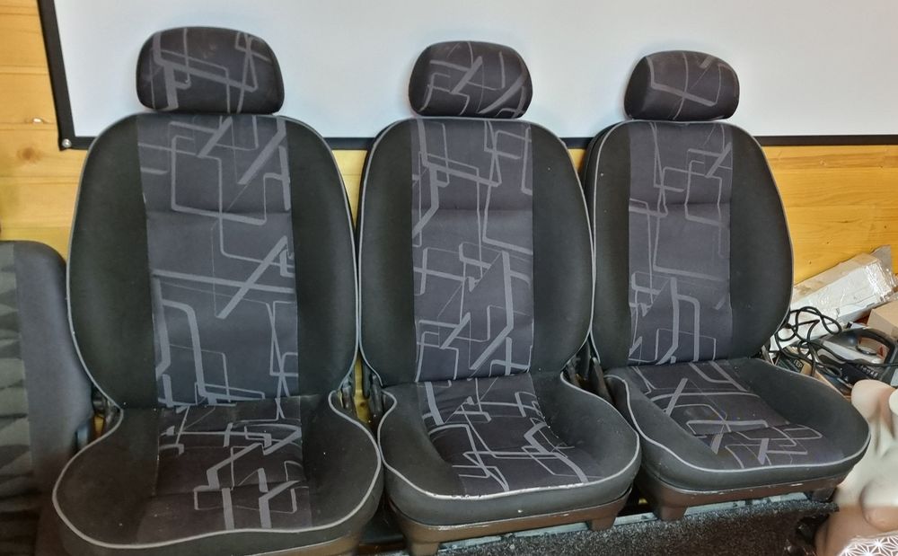 3й Тройка сидіння на каркасі на vw transporter t5 vito vivaro trafic