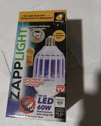 Світлодіодна лампа знищувач комарів комах 2 в 1 ZAPPLIGHT LED