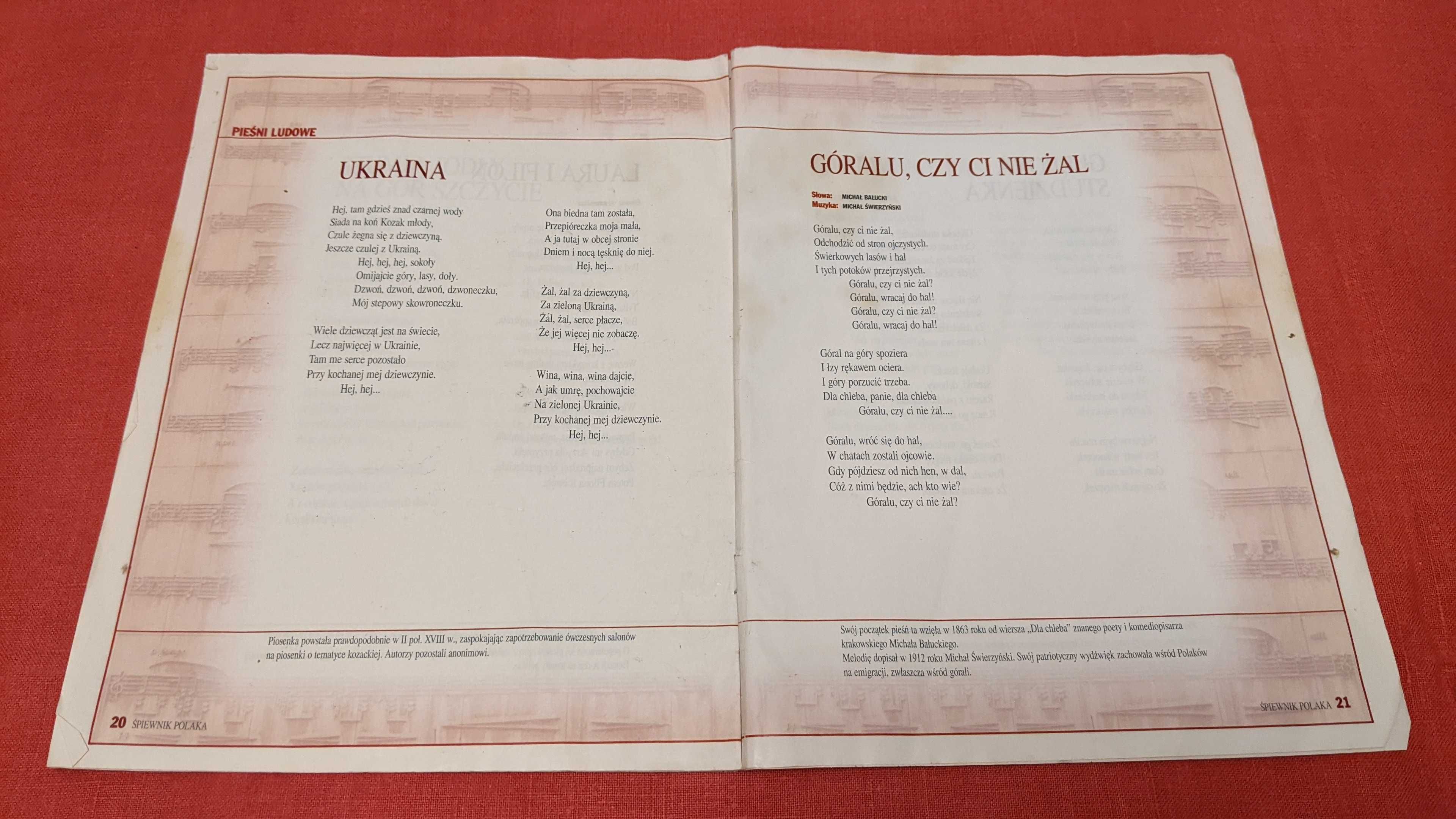 Śpiewnik Polaka czyli co każdy znać i śpiewać powinien