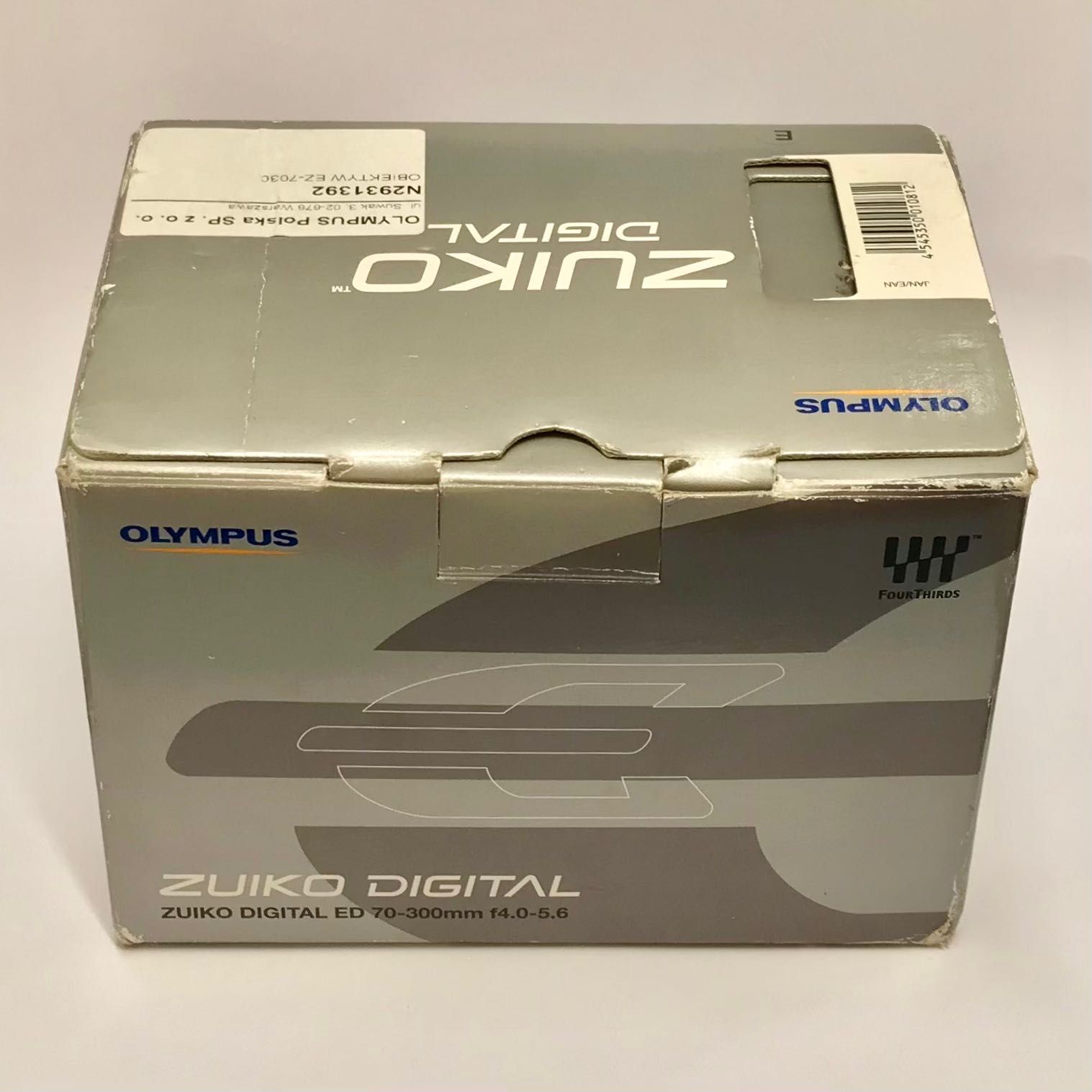 OLYMPUS Zuiko Digital 70–300mm f4–5.6 ED OBIEKTYW jak NOWY + PUDEŁKO