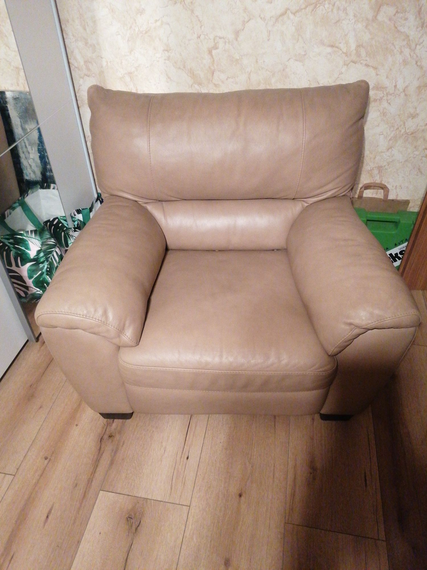 Fotel Natuzzi ze skóry