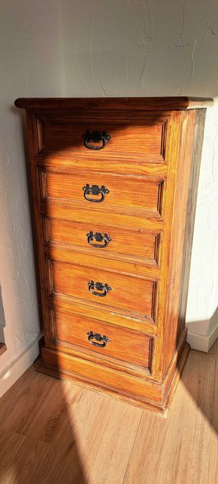 Cómoda de madeira rustica, estilo mexicano