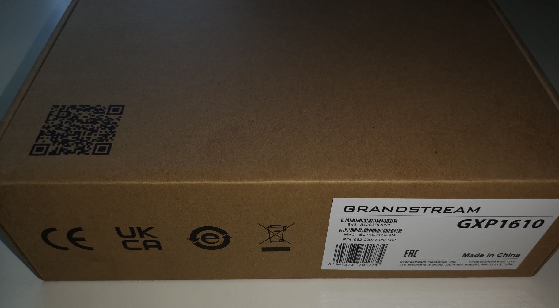 IP телефон Grandstream GXP1610