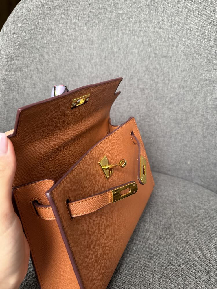 Сумка  шкіряна 22см LV/YSL/DG