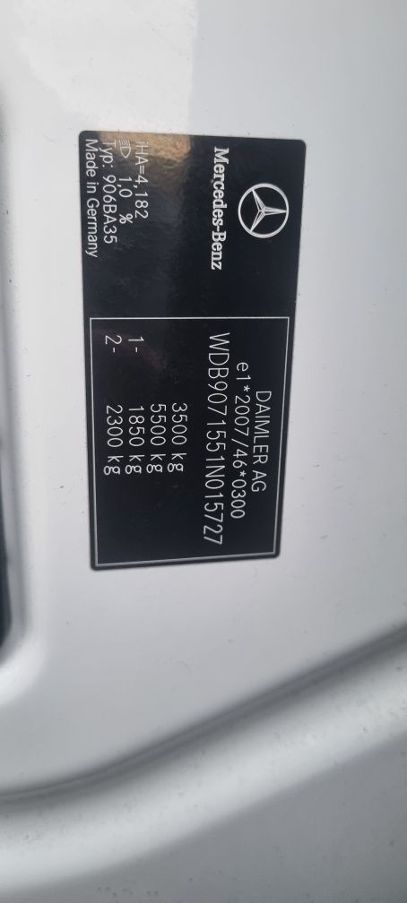 Mercedes Sprinter 906   maxi rozstaw 3,5t  automat z Niemiec NOWY MOD