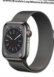 Apple Watch Series 8 GPS + Cellular 45mm Aço Inoxidável Grafite