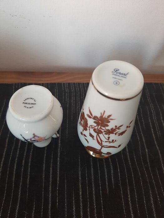 chávenas antigas portuguesas miniaturas serviço  chá
