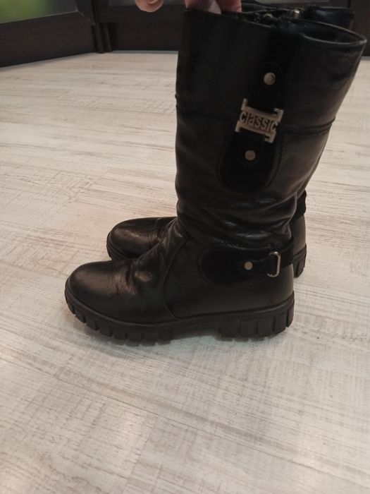 Чоботи шкіряні  зимові