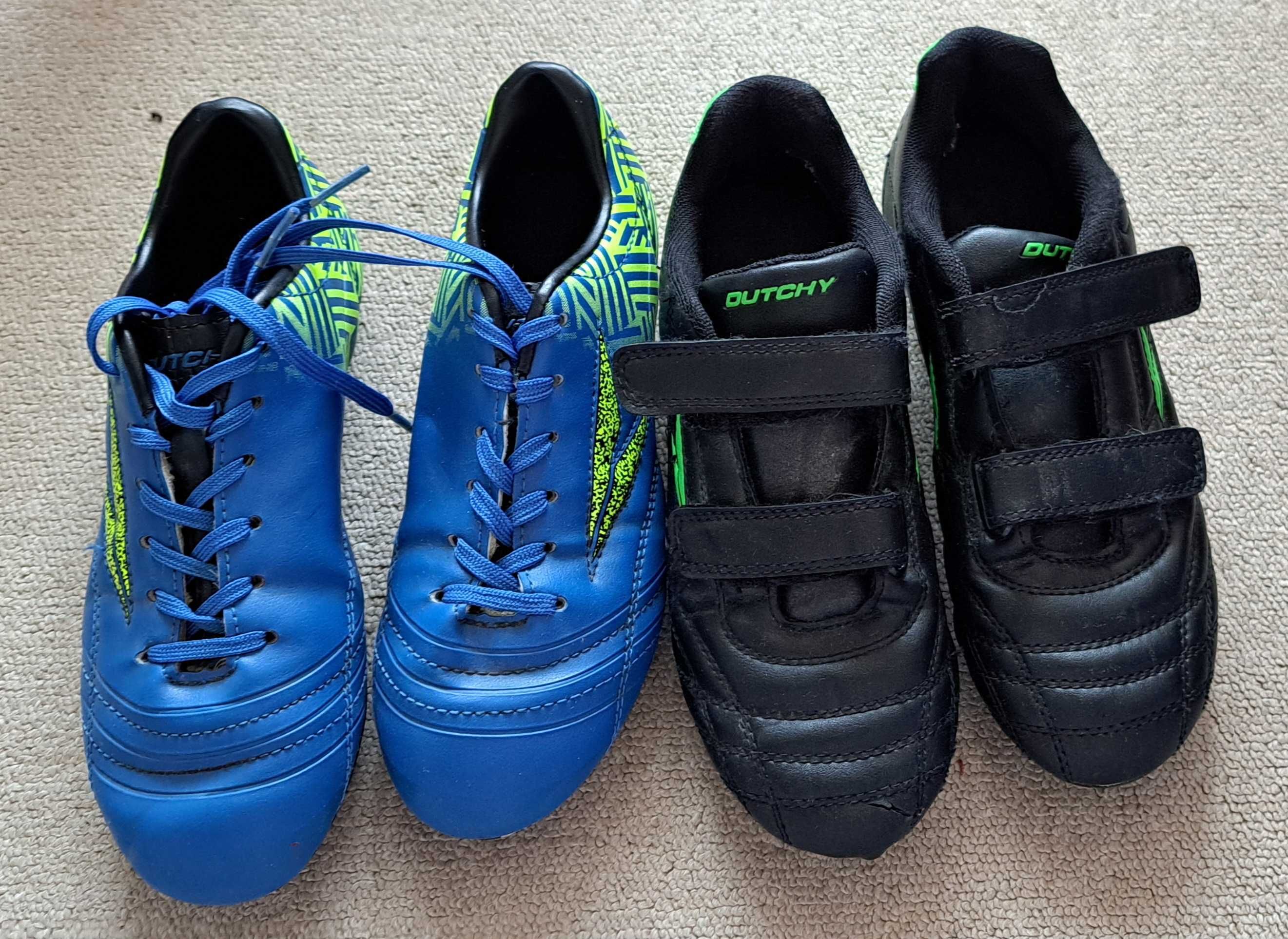 buty piłkarskie, 2 pary.