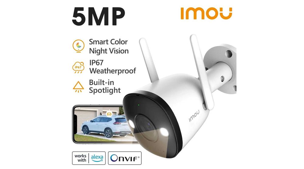 WiFI камера відеоспостереження IMOU Bullet 2E 5MP