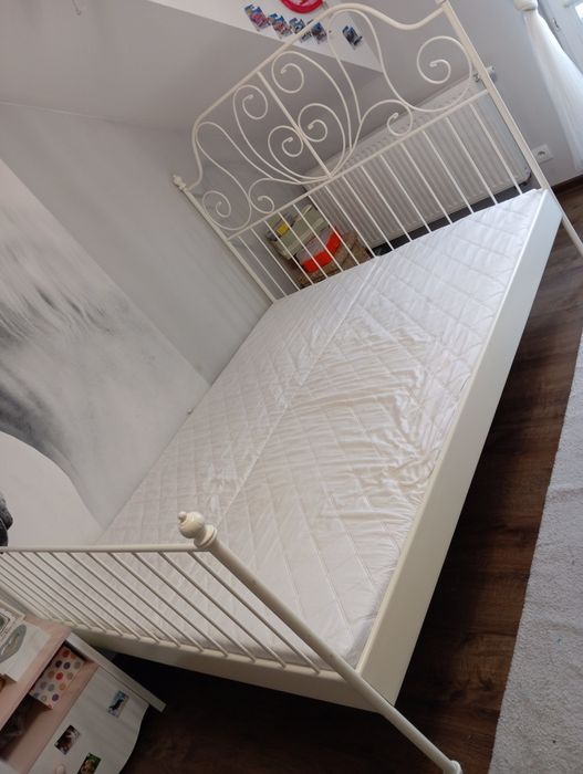 Łóżko białe 160cm