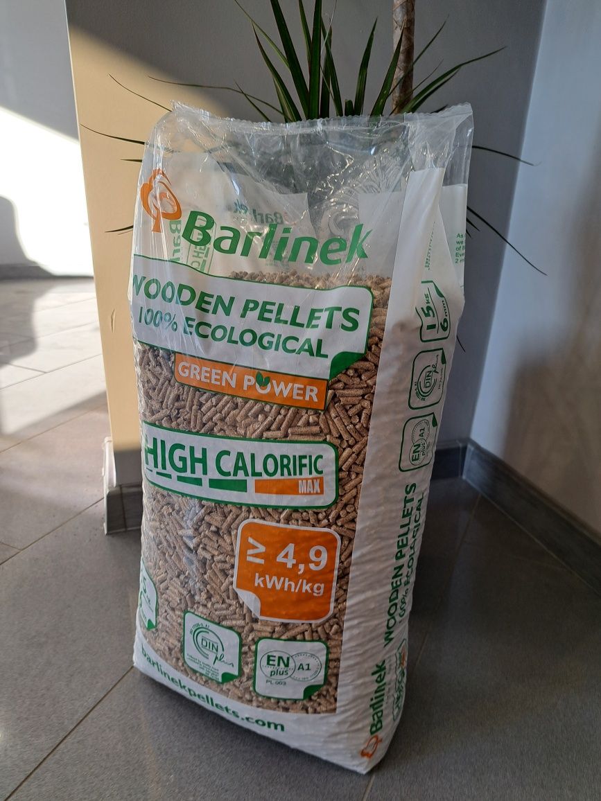 Pellet drzewny 6mm Barlinek - DIN plus - En plus A1 - Transport !