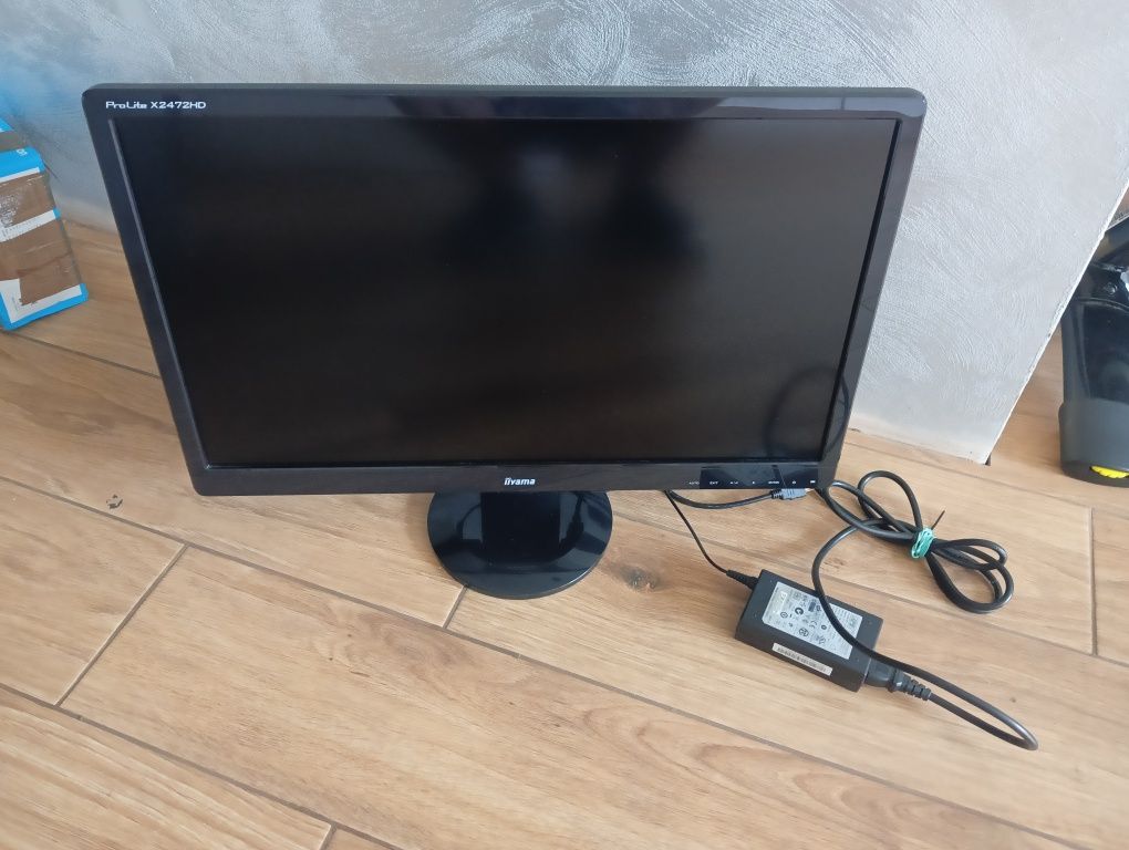 Monitor LED FullHD 24cale iiyama  24cale X2472HD-B1 Fullhd HDMI DVI