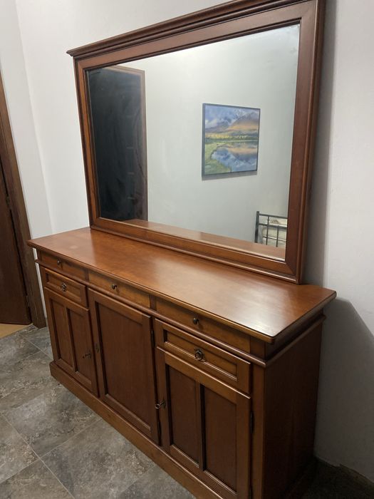 Movel aparador cerejeira com espelho