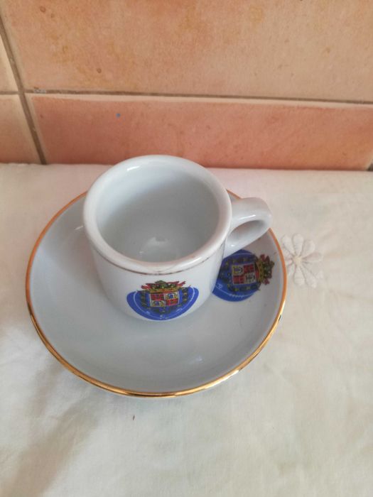 Chávena de café com pires do FCP Futebol Clube do Porto