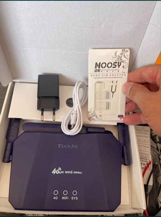 Маршрутизатор TIANJIE 4G LTE WiFi 6 з підтримкою SIM карт