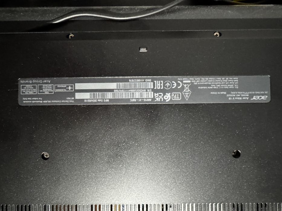 Ноутбук ігровий Acer Nitro V15 ANV15-41 (NH.QSGEU.006) Obsidian Black