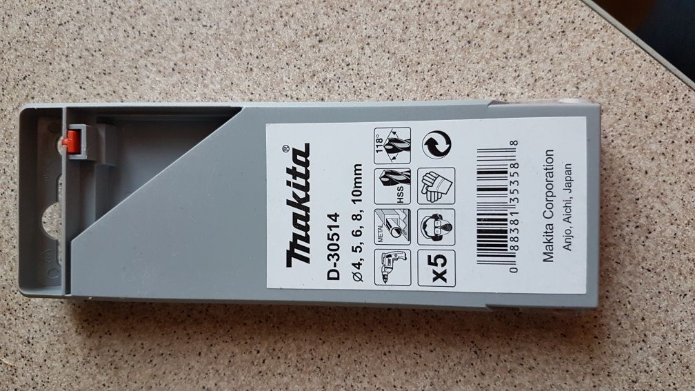 Wiertła do metalu d-30514 makita