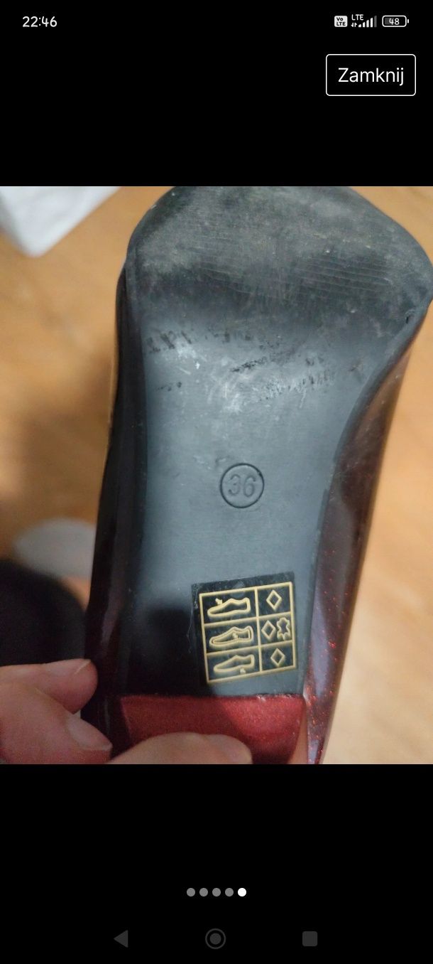 Buty na szpilce ombre G2G