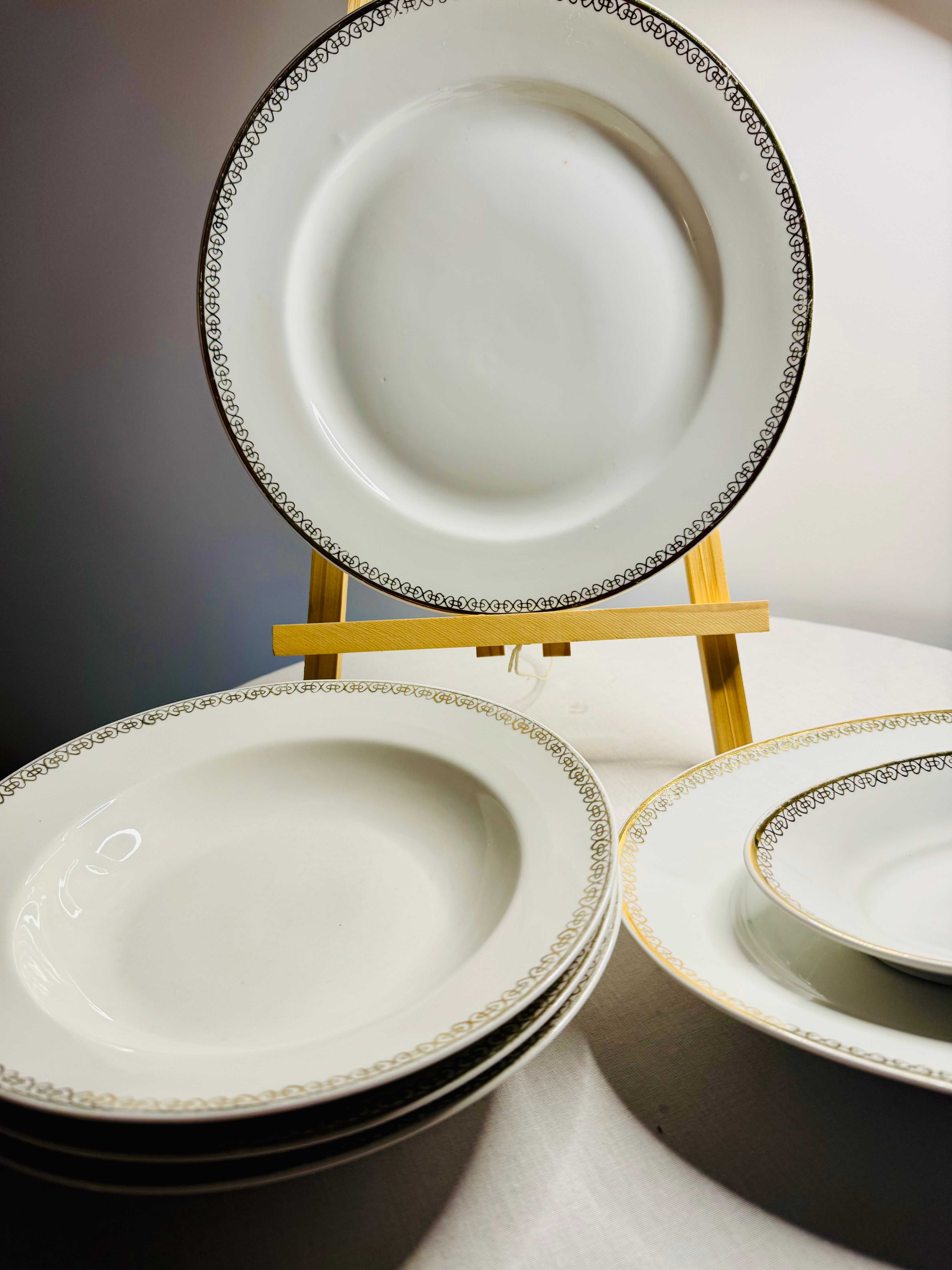 Vintage/Zestaw Obiadowy Kultowa Porcelana "Karolina"/PRL/Niska Cena/