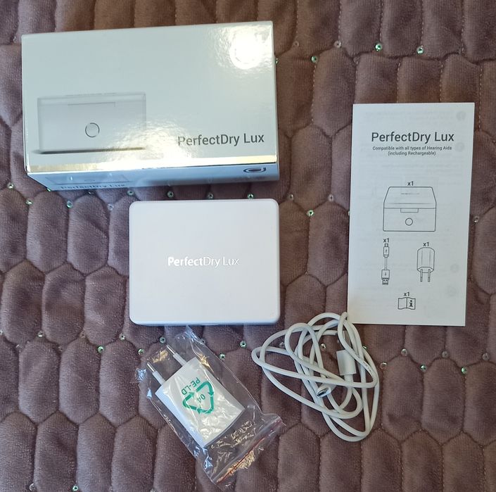 Aparat słuchowy(lewe ucho)ładowarka i  bernafon i osuszacz perfectd