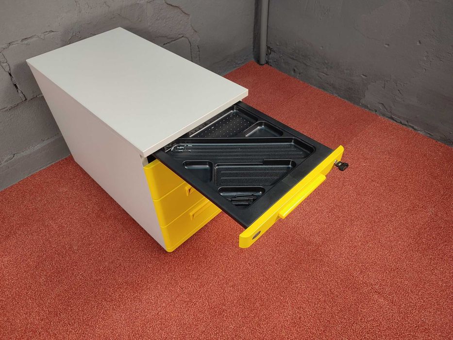 WERNDL biurowa szafka na kółkach zamykana kontenerek szuflady biuro