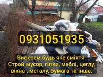 Термінове вивезення будь якого сміття , крім харчого.