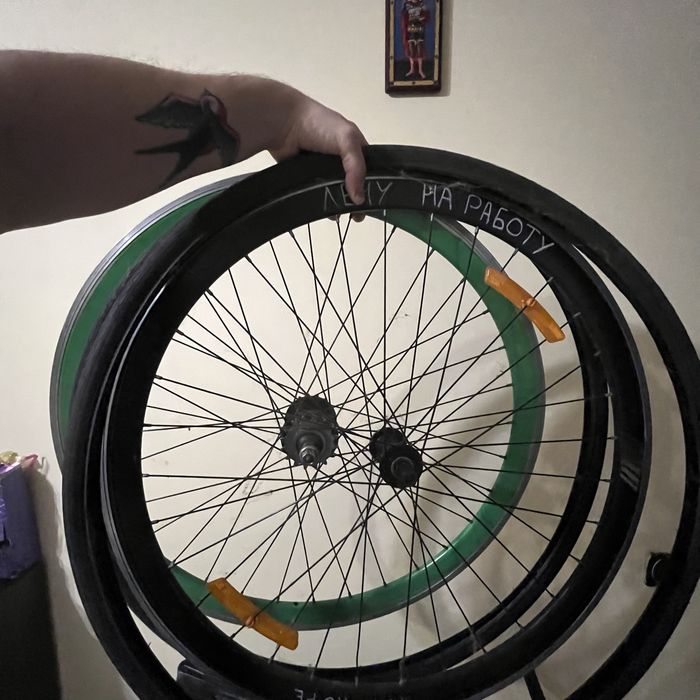 Велосепед типа фикс без колес