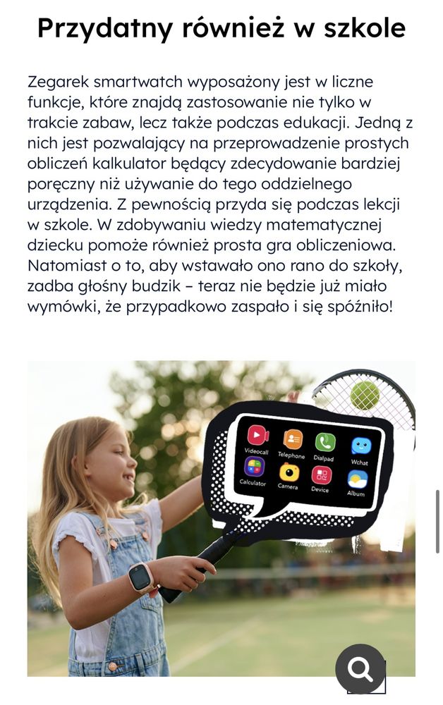 Zegarek smartwatch Garett Kids Trendy 4G