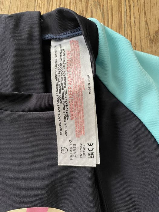 Kombinezon kąpielowy kostium UV Primark na 128 cm