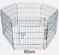 Манеж с дверкой клетка для собак щенков 124х70х62(высота) 6-секций