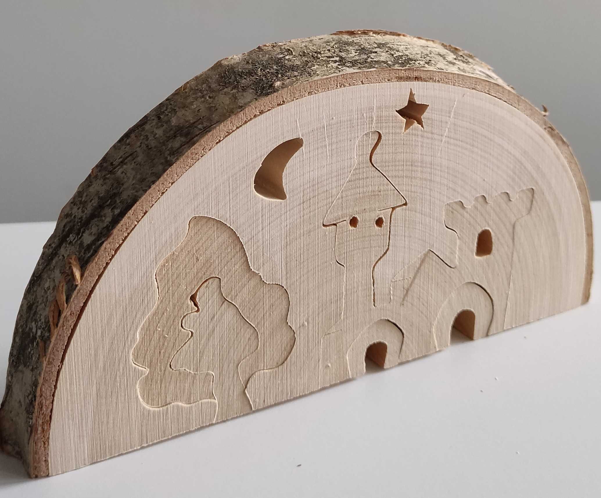 PROMOCJA - 30% small foot 3D ozdoba plaster drewna wycinane kształty