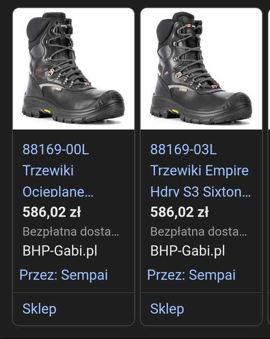 Busy robocze Sixton 39