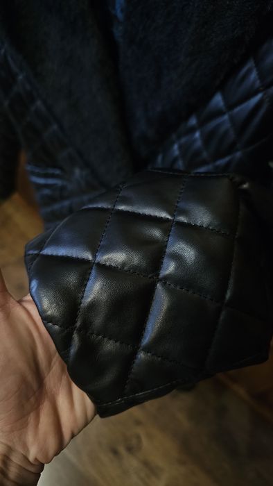 Пальто куртка із екошкіри жіноча, осінь/зима, розмір S 42