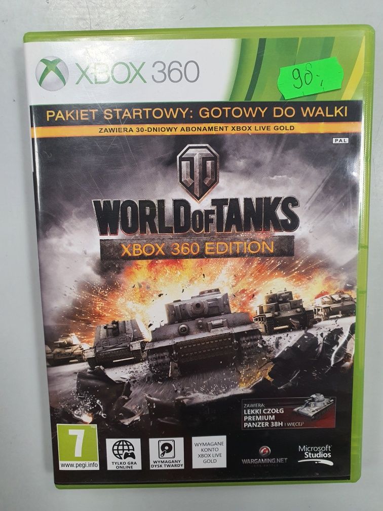 Gra World of tanks Xbox 360