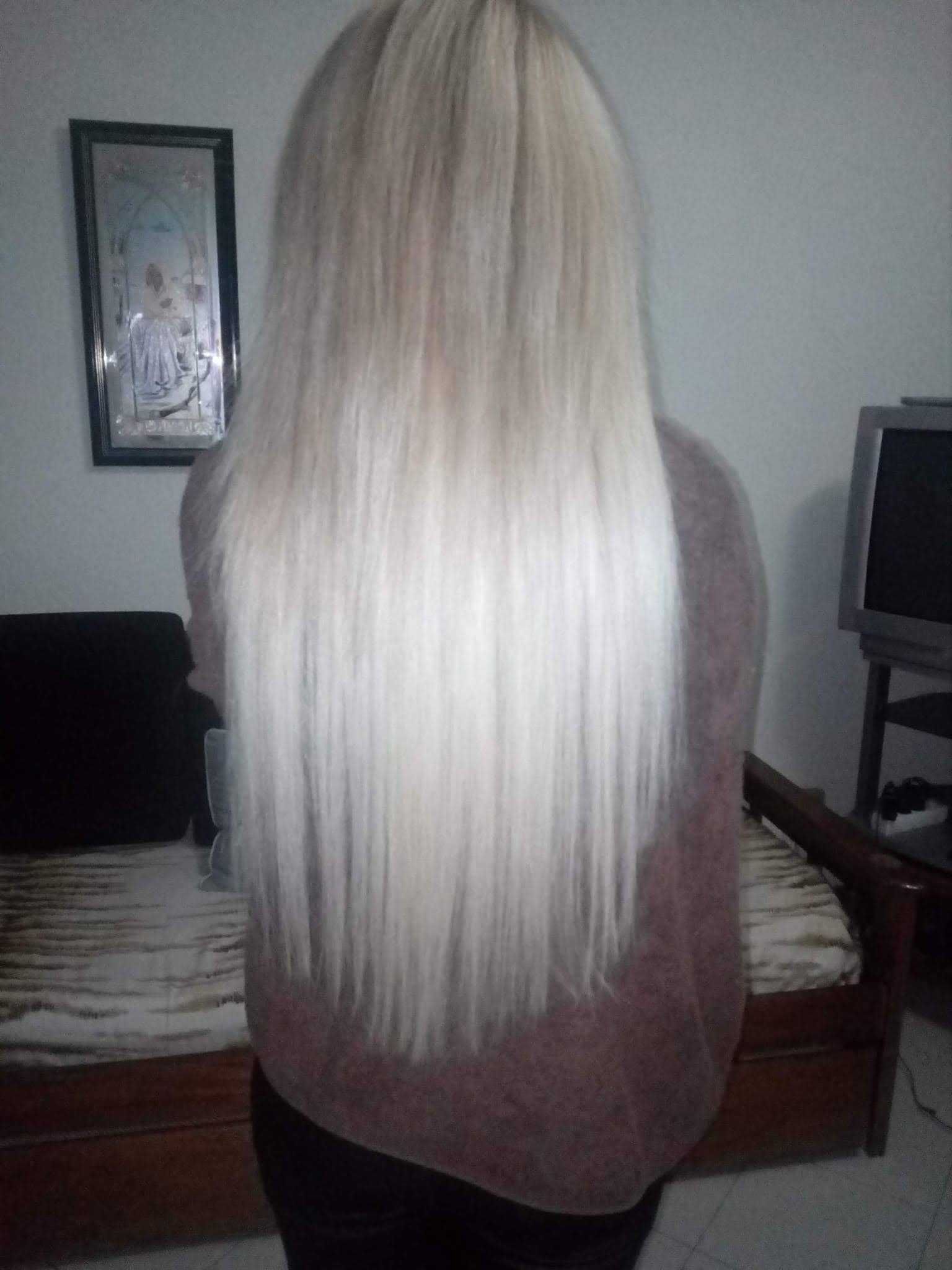 Vendo extensões de cabelo natural