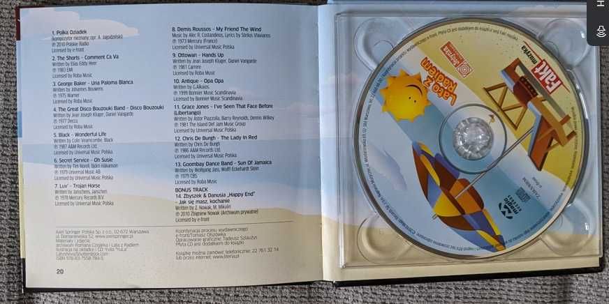 CD - Największe przeboje. Lato z radiem.