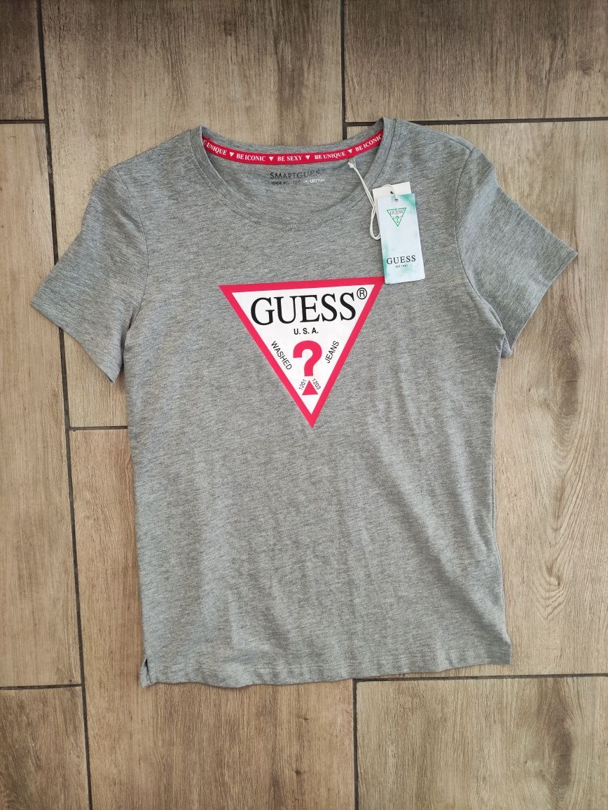 T-shirt Guess, nowy z metką, rozmiar XS i S