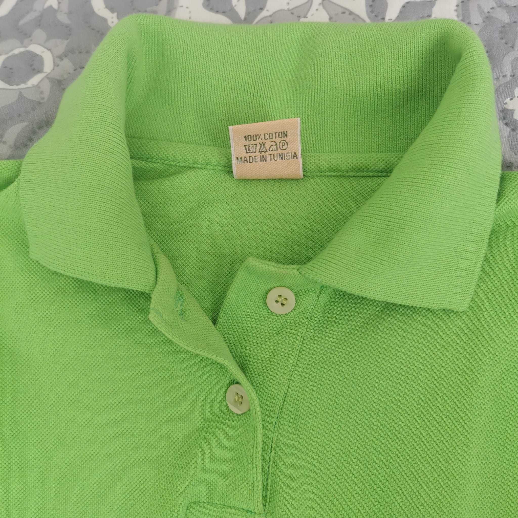 Bluza polo damska Lacoste,XL/L,zielona