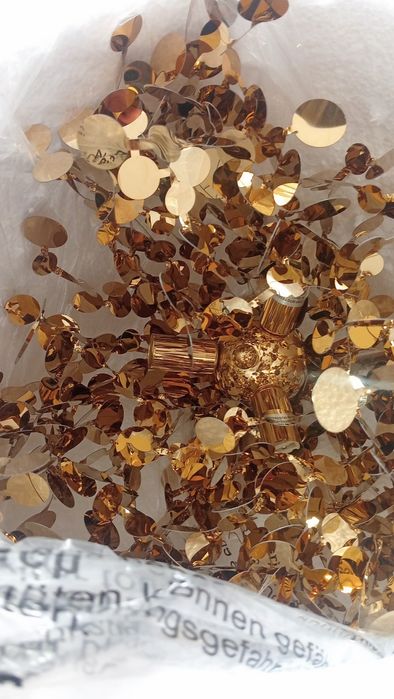 Pół ceny Lampa wisząca Step into Design MONETTI  złota 40 cm NOWA